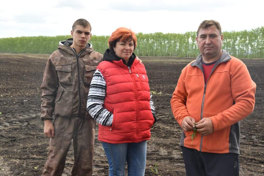 Александр, Евгения Петровна и Сергей Михайлович Баранченко