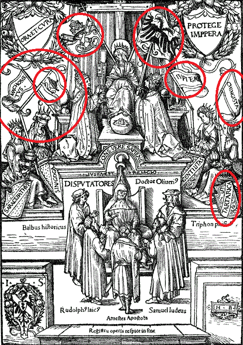 Stambler Johanne "Dyalogus de diversarum gencium sectis et mundi religionibus" (Augsburg,1508). 
