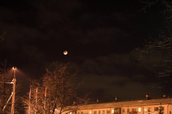 Лунное затмение в Раменском, фото автора