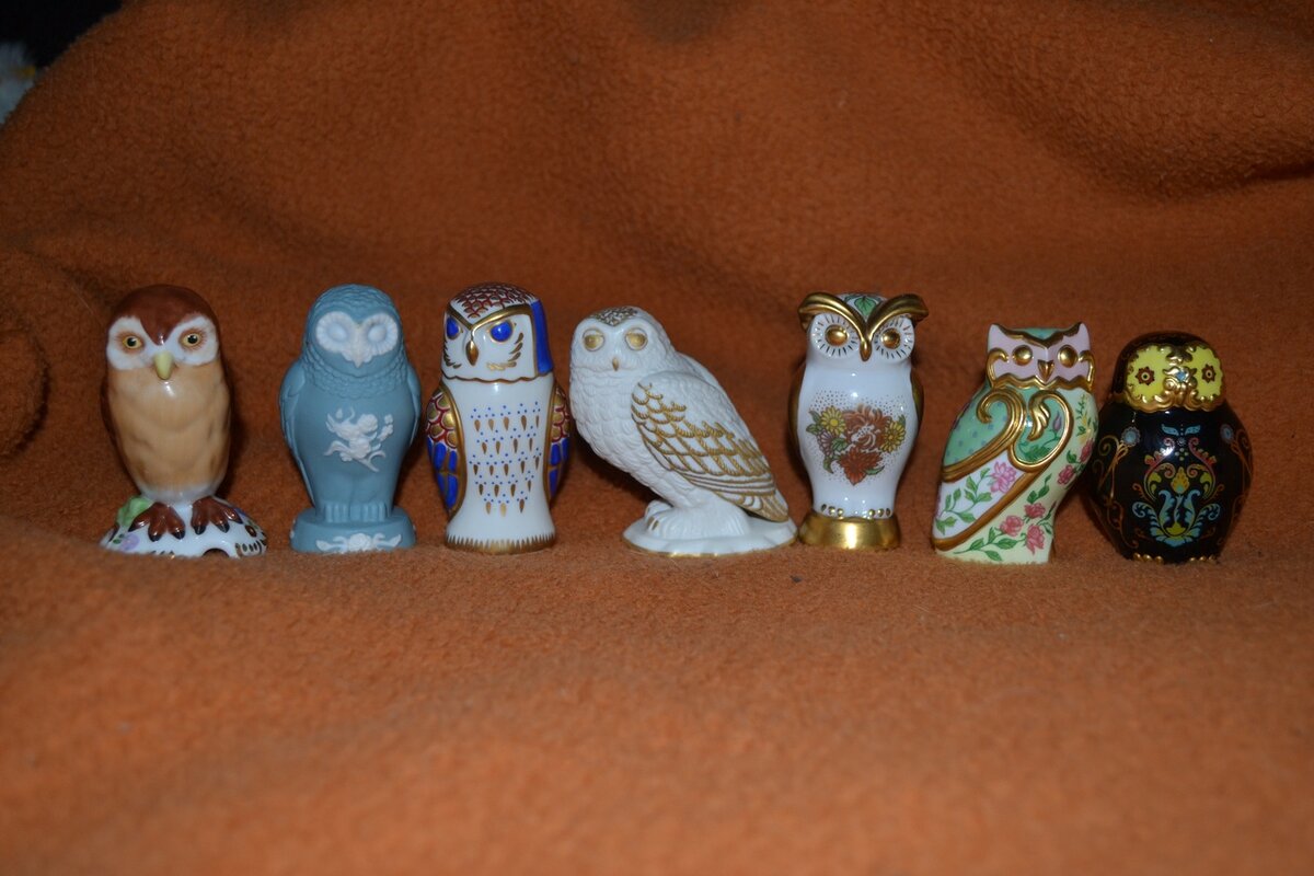 Серия "The Curio Cabinet Owls Collection"