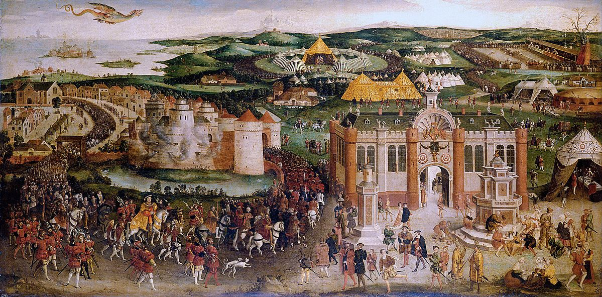 «Поле золотой парчи», гравюра Дж. Бэзира (1774) по картине XVI в.