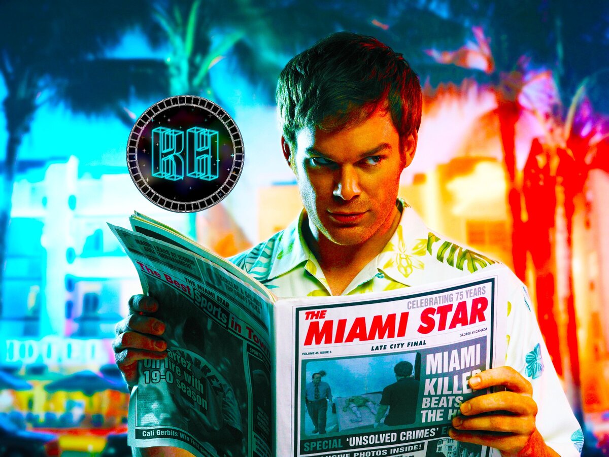 Здесь и далее кадры из сериала "Декстер". 
Лого не является частью сериала:)