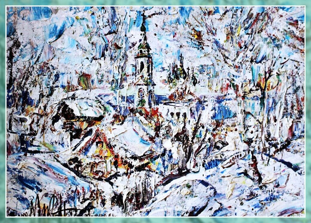 "Сияющий Плёс. Февраль." 2000 Н.В. Максимычев