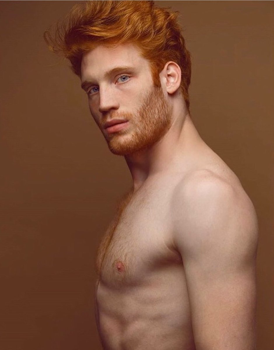 Hairy redhead men