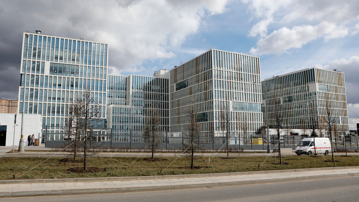 Новая инфекционная больница в Коммунарке, которая была построена в начале пандемии.