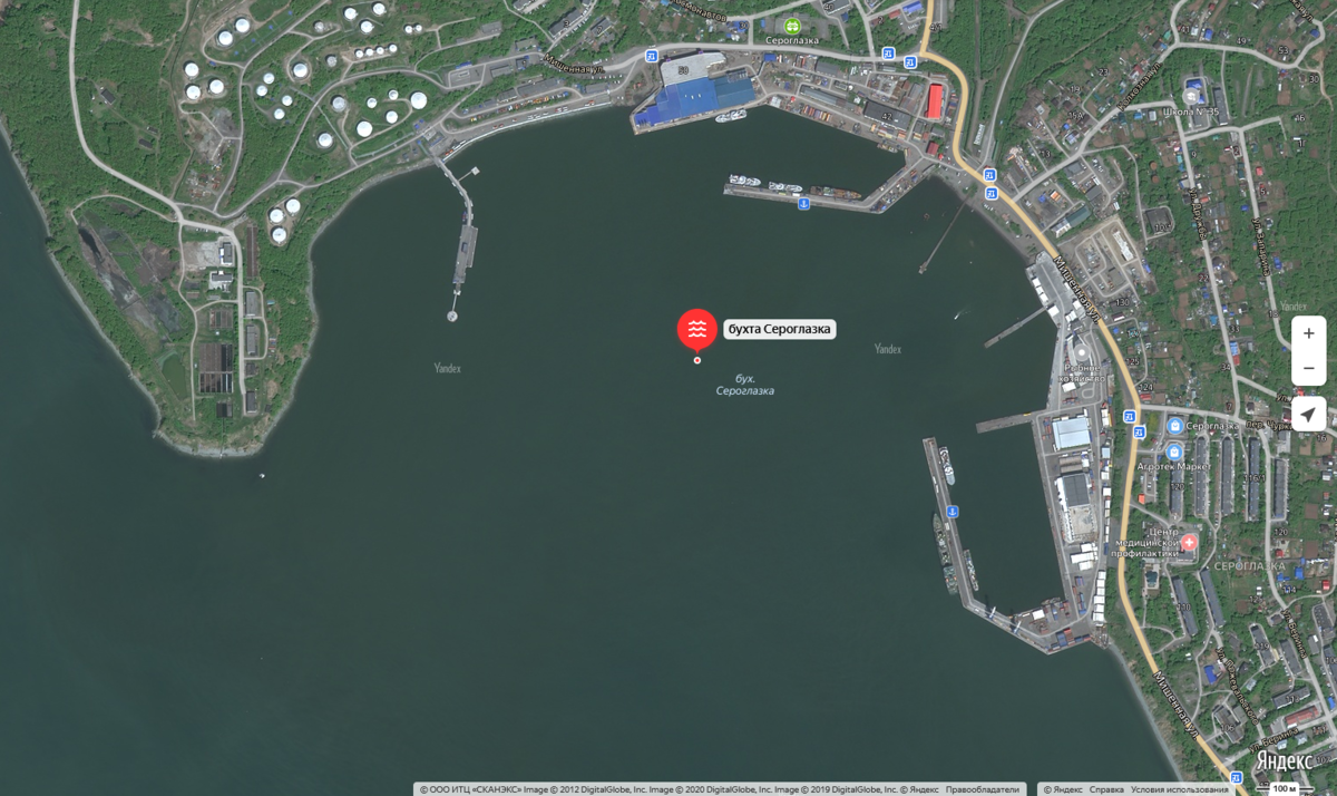 петропавловск-камчатский на карте со спутника. петропавловск со спутника. снимки из космоса камчатка авачинская бухта. петропавловск со спутника. снимок из космоса.