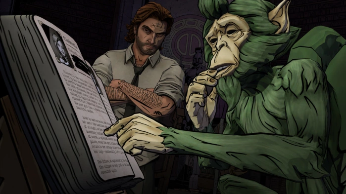 Скриншот из игры Wolf Among Us