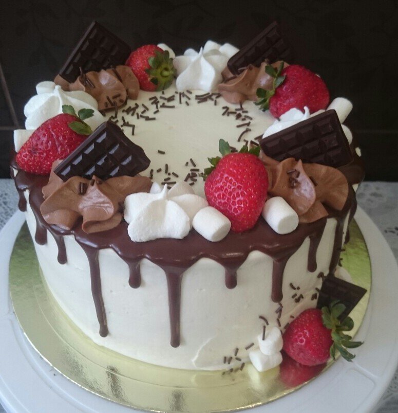 торт без глютена и яиц