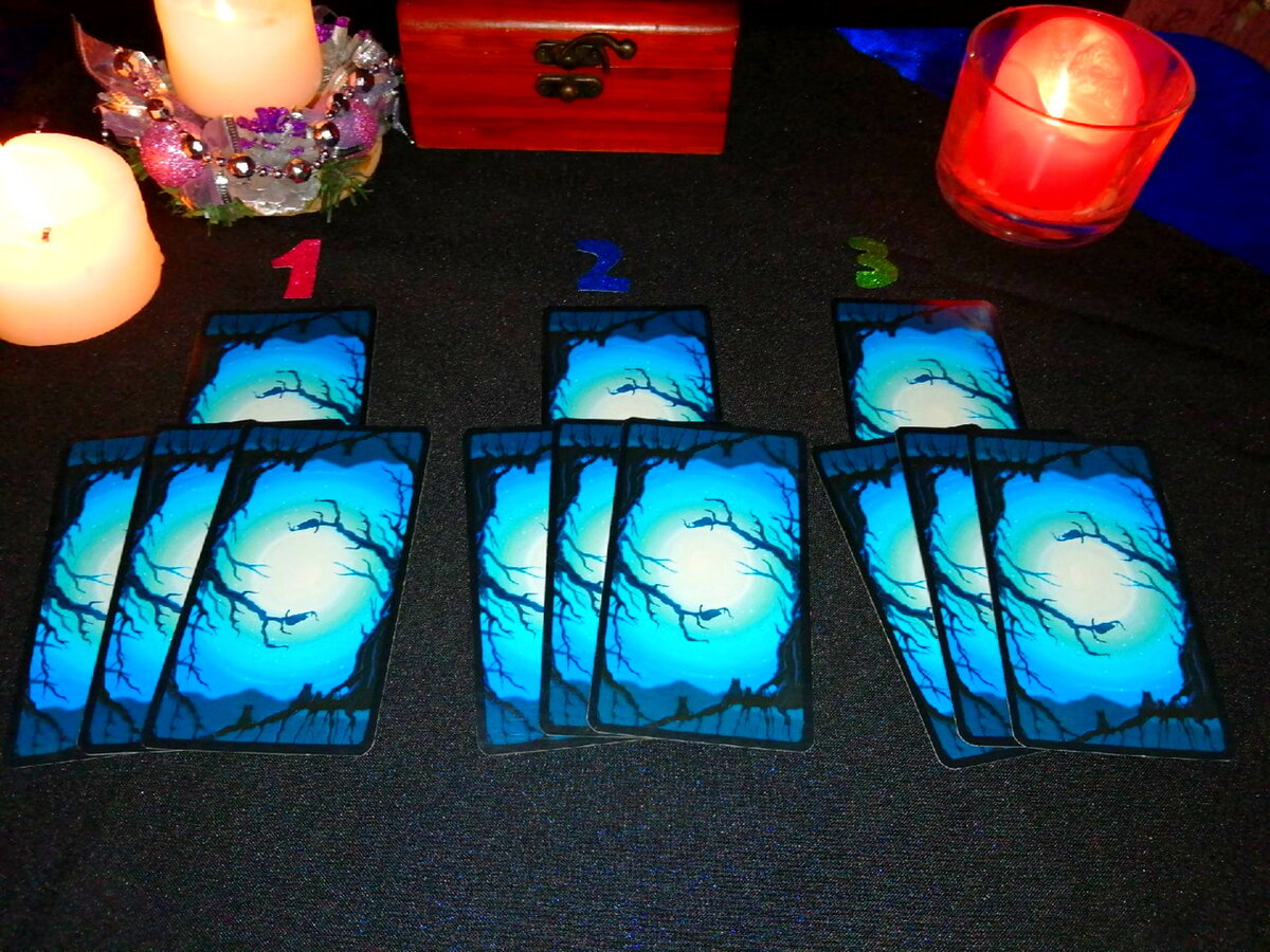 Колода Таро Черных Котов. Личное фото.