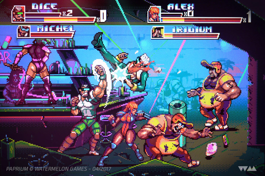 Вот за это мы и любим Beat ’em up - когда на экране происходит дикий замес, вы вроде супер-героя который рубиться с толпами, но одна осечка и ваз вкатают в асфальт - Это настоящий адреналин в чистом виде