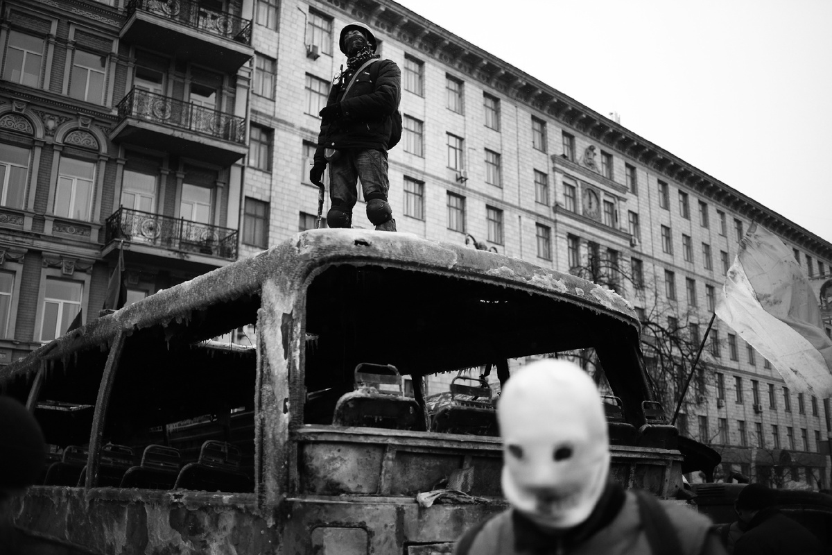 Киев, Майдан, январь 2014г.