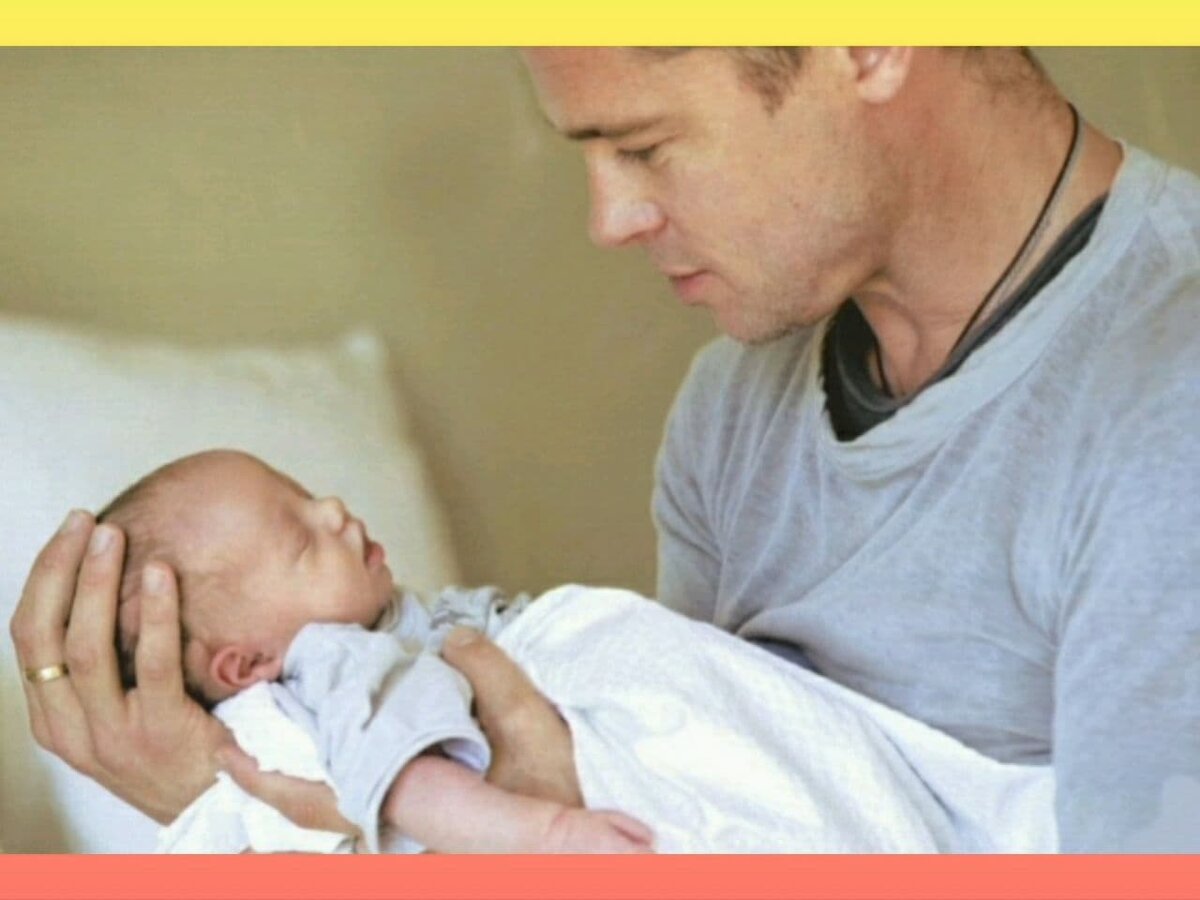 Брэд Питт и один из его дочь Шило, фото Яндекс.Картинки 