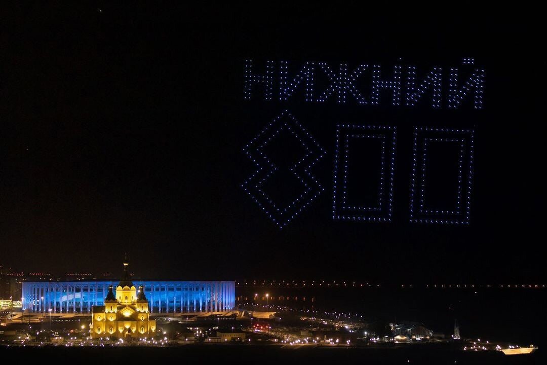 Мэппинг и шоу дронов