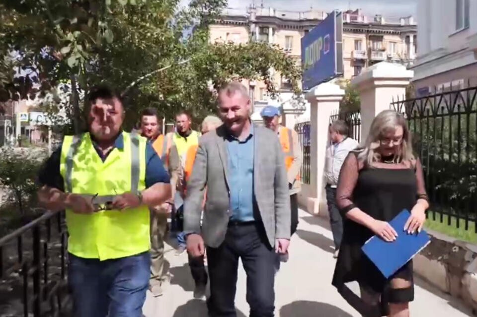 Скриншот с видео telegram-канала "Город Чита" 