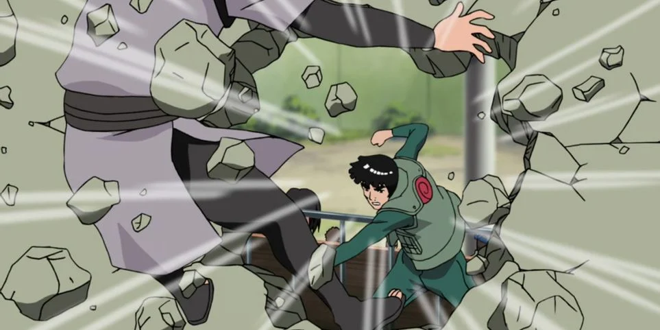 Гай против вражеского шиноби