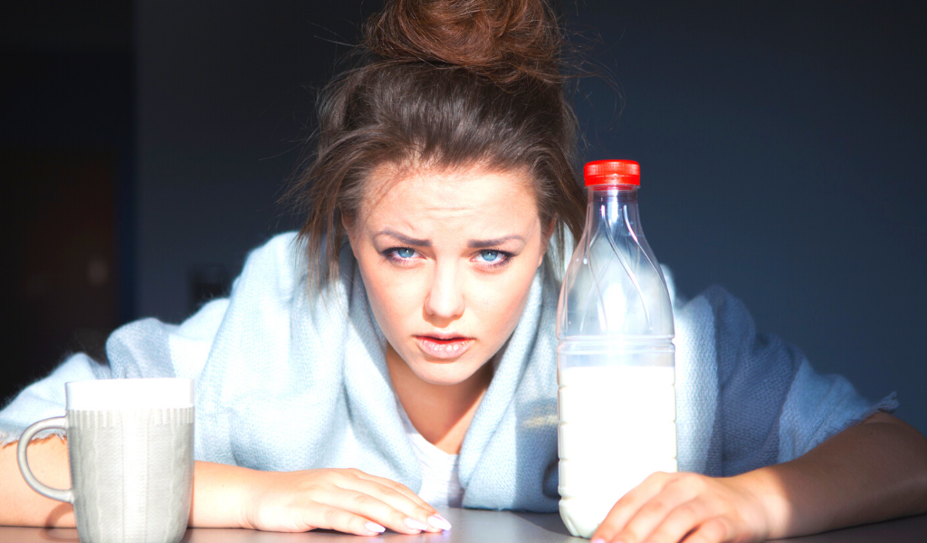 Вера Петровна настаивала на том, чтобы Настя пила кефир!