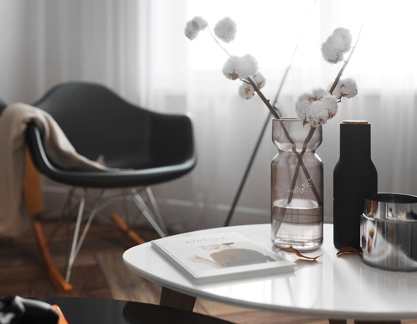 Отделка квартиры "Скандинавское утро" в жилом комплексе "Скандинавия"