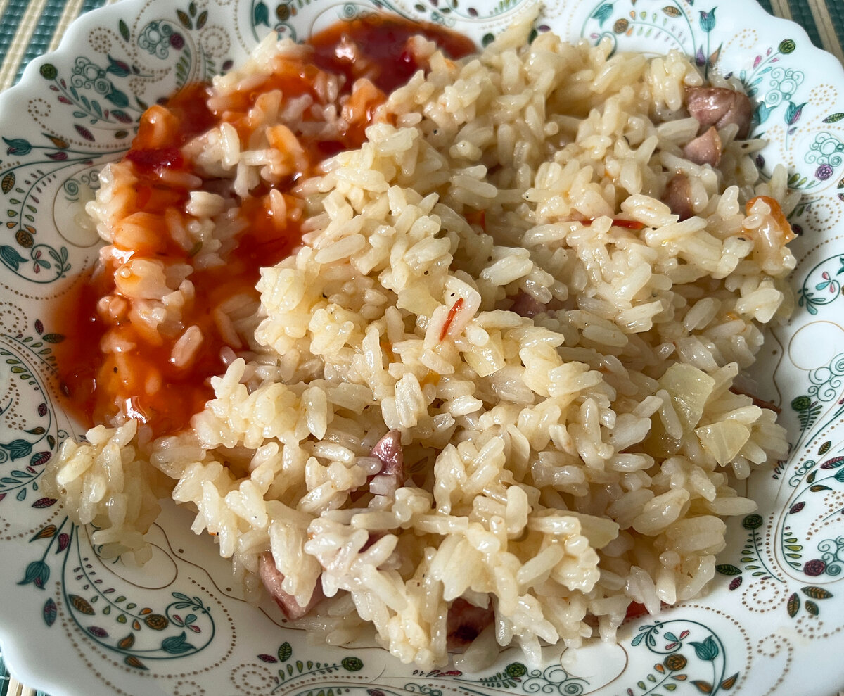Джамбалайя с австрийской колбасой