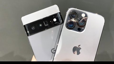 Пример видео Google Pixel 6 Pro vs iPhone 13 Pro