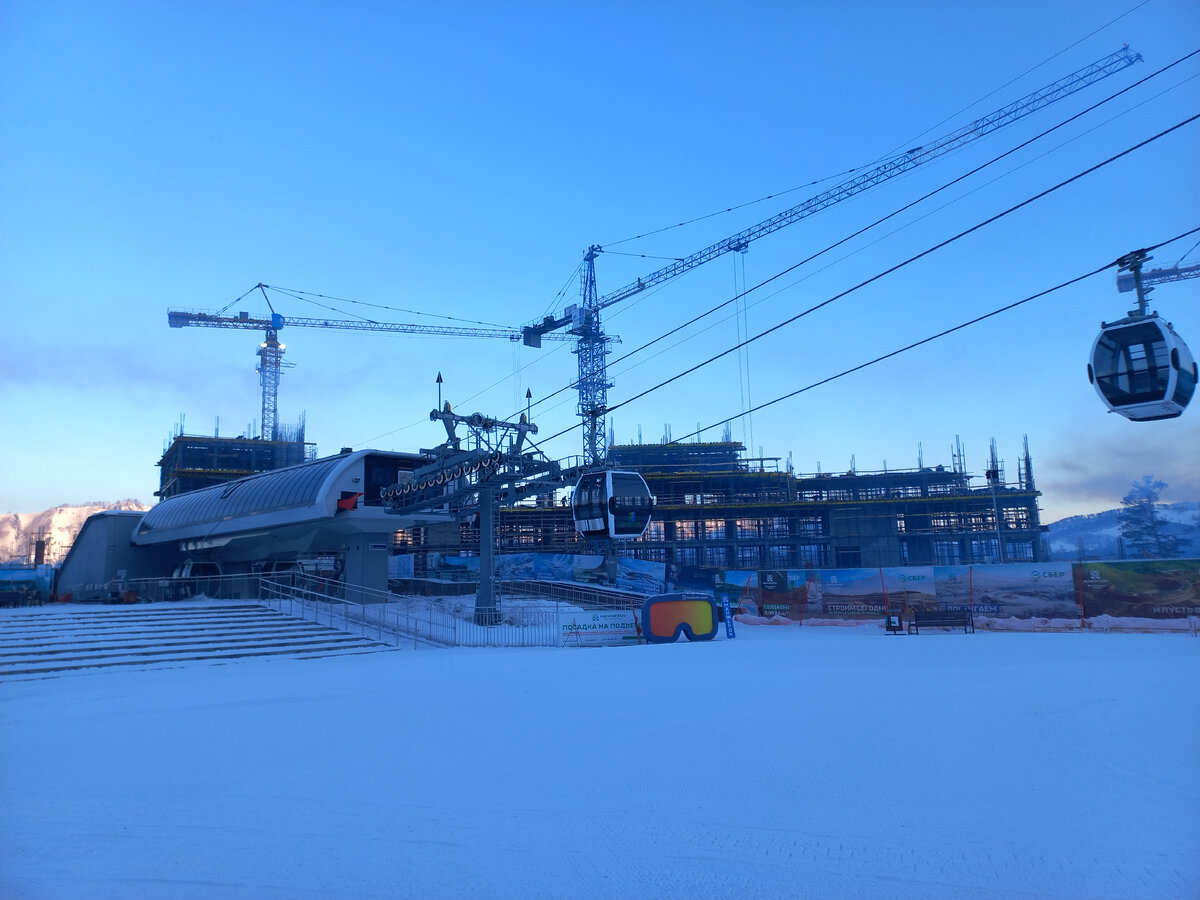 Подъемник на гору Малая Синюха, Алтай