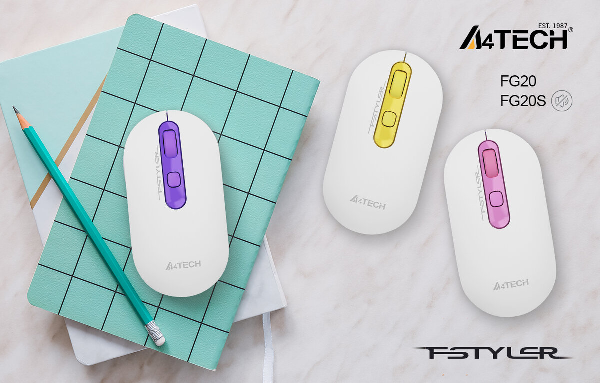 A4Tech расширила цветовую гамму популярных мышек