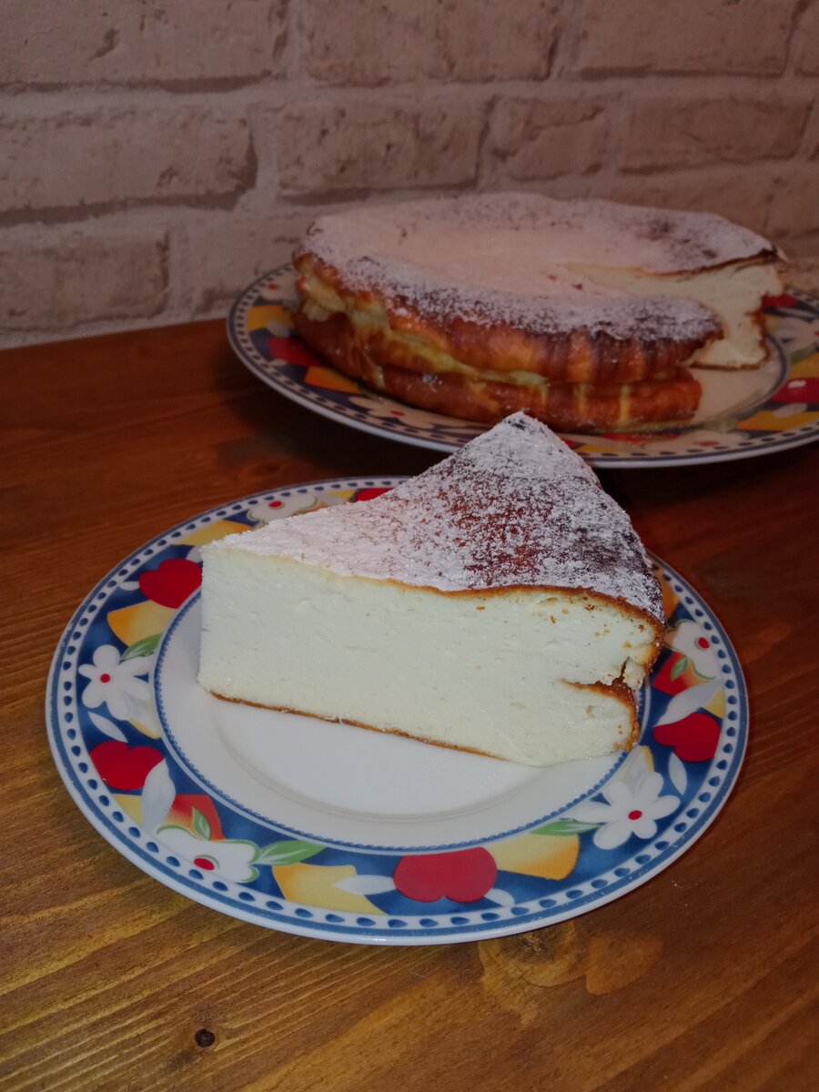 Творожная запеканка. Фото автора 