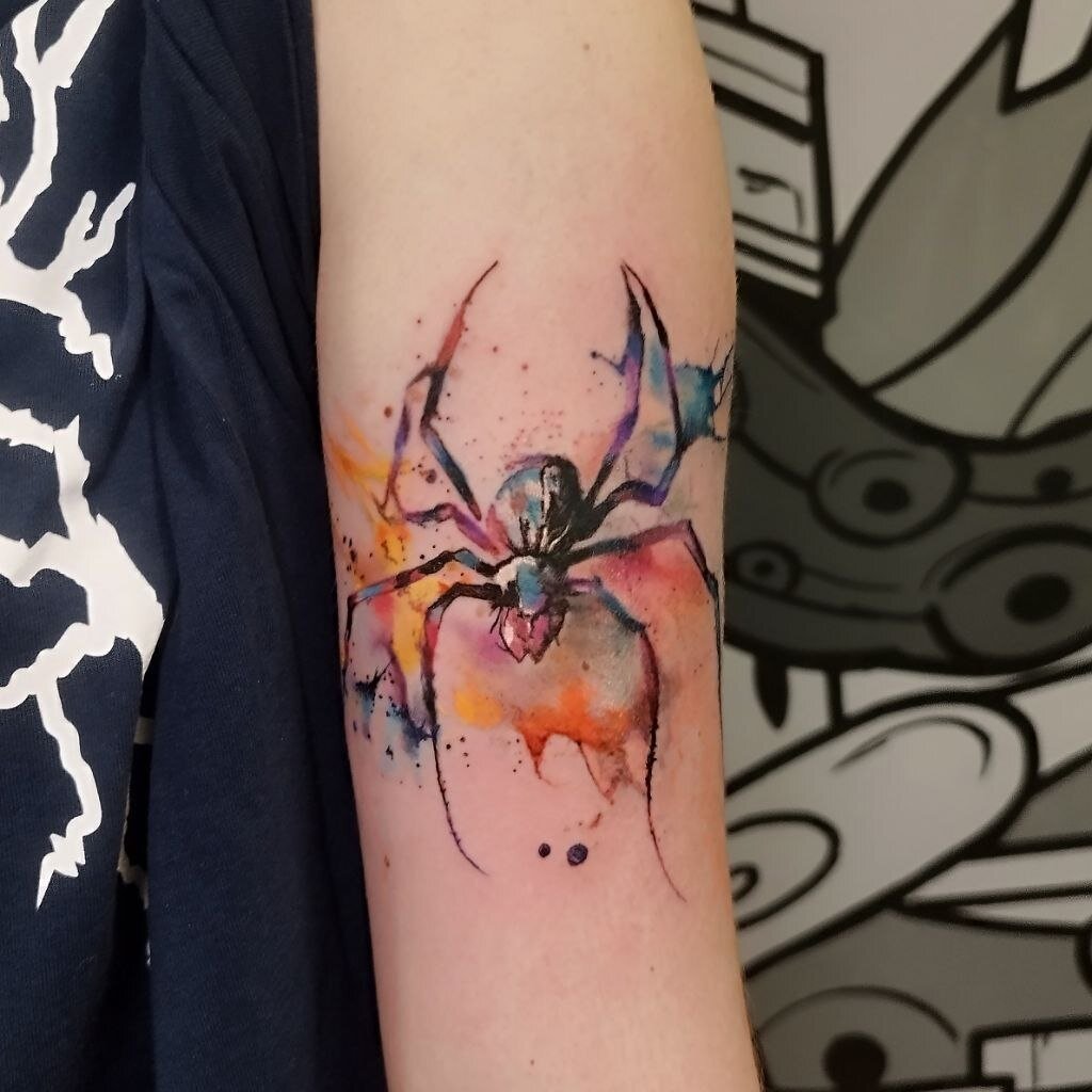 Тату паук - значение, описание, фото татуировки