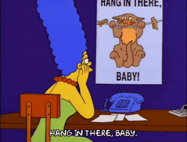 Hang in there, baby. - Держись (потерпи), крошка.