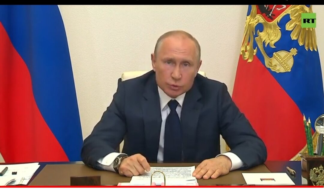 Обращение президента. Трансляция в ютубе.