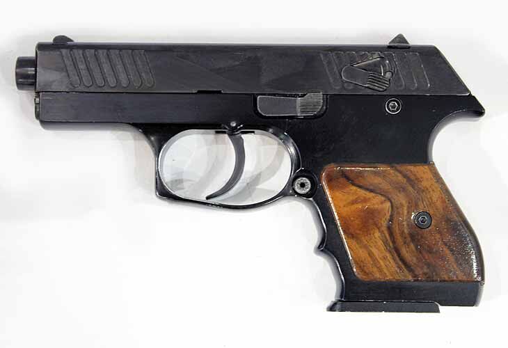 Малогабаритный пистолет ПСНВ, вид слева  (Беларусь)