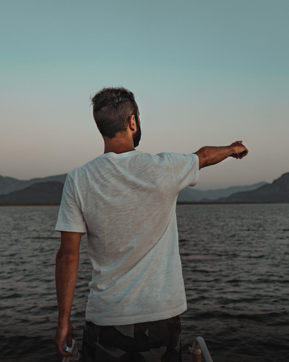 Встречаем закат на лодке