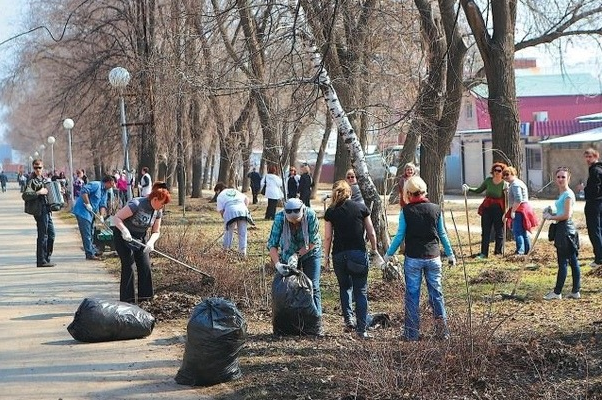 Республиканский субботник во время эпидемии (фото с открытого источника)