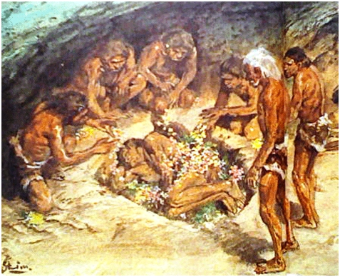 Первобытный запрет. Кроманьонцы обряд погребения. Погребение юноши-неандертальца в пещере Ле Мустье. Кроманьонцы община. Погребальные обряды кроманьонцев.