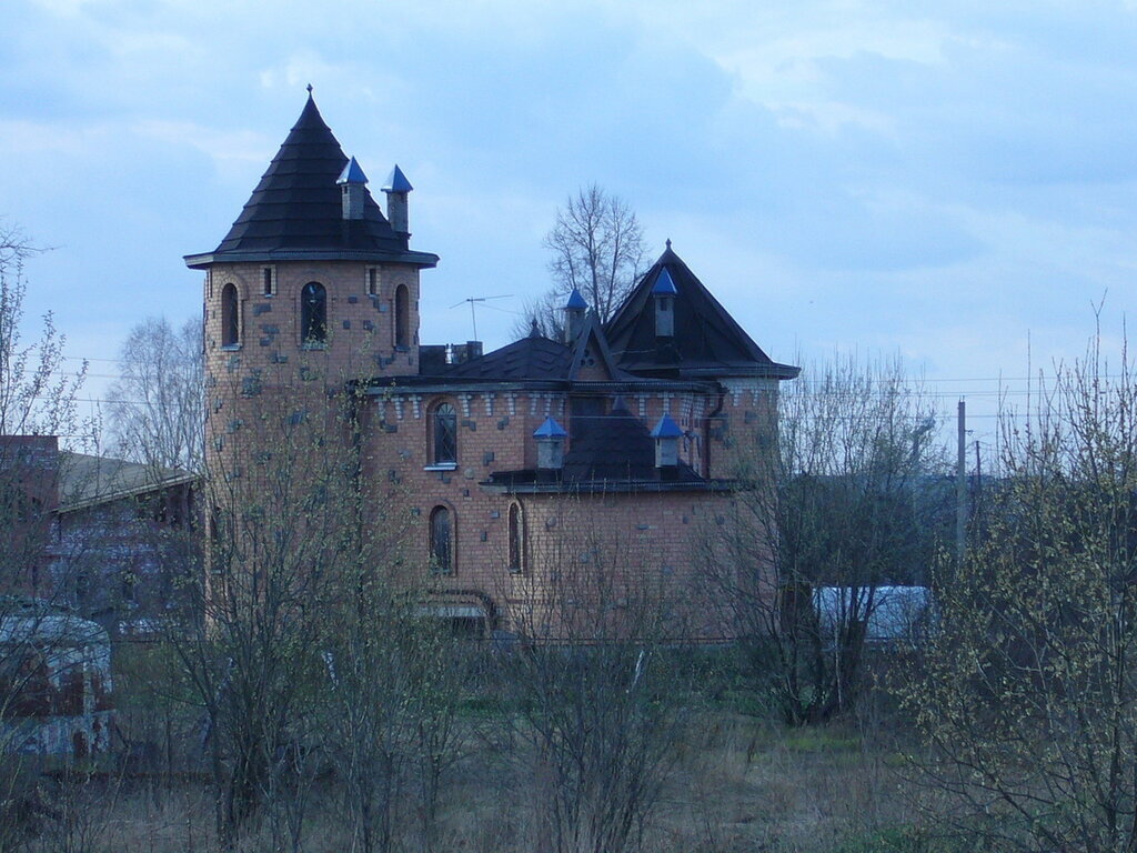 Дача-замок из 2000-х: никто в нем, похоже, так и не жил никогда, интересно  почему | Журнал блондинки. | Дзен