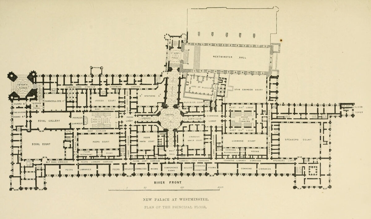 План здания Парламента