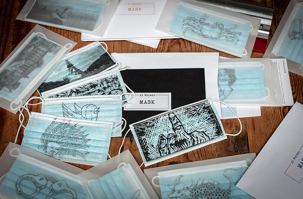 Маски, созданные Ай Вэйвэем. Фото: Eric Gregory Powell 