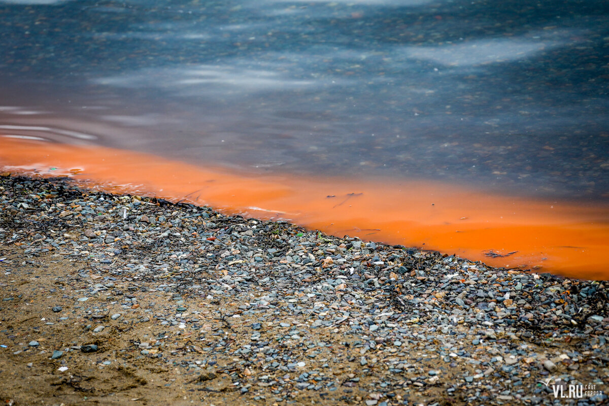 Заказ воды владивосток. Загрязнение воды Владивосток. Владивосток с воды. Фильтр фото, когда всё окрашивается в оранжевый.