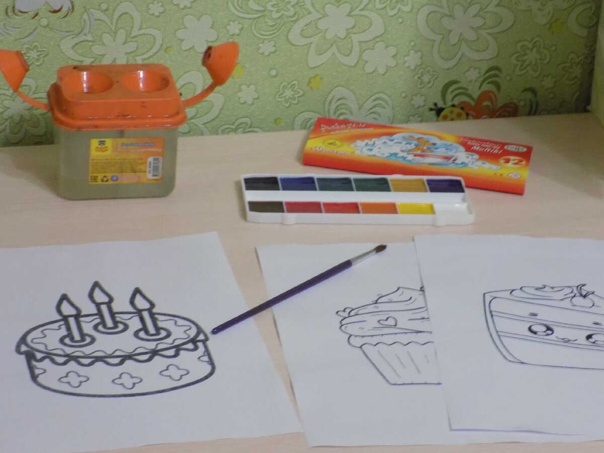 поделки с детьми, раскраски ко дню рождения