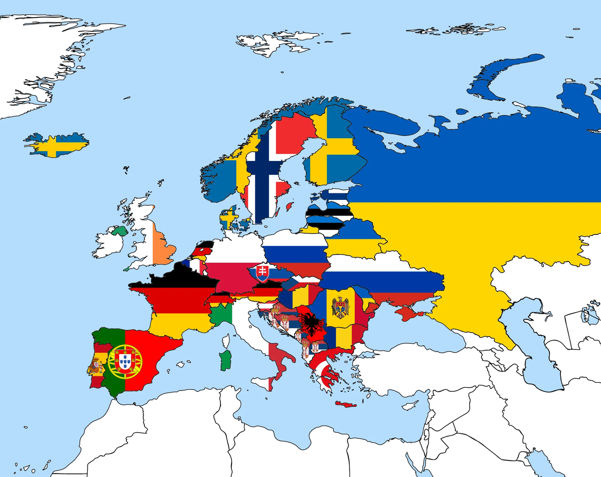 Интересные карты Европы