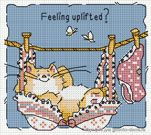 схема для ознакомления котик от Маргарет Шерри