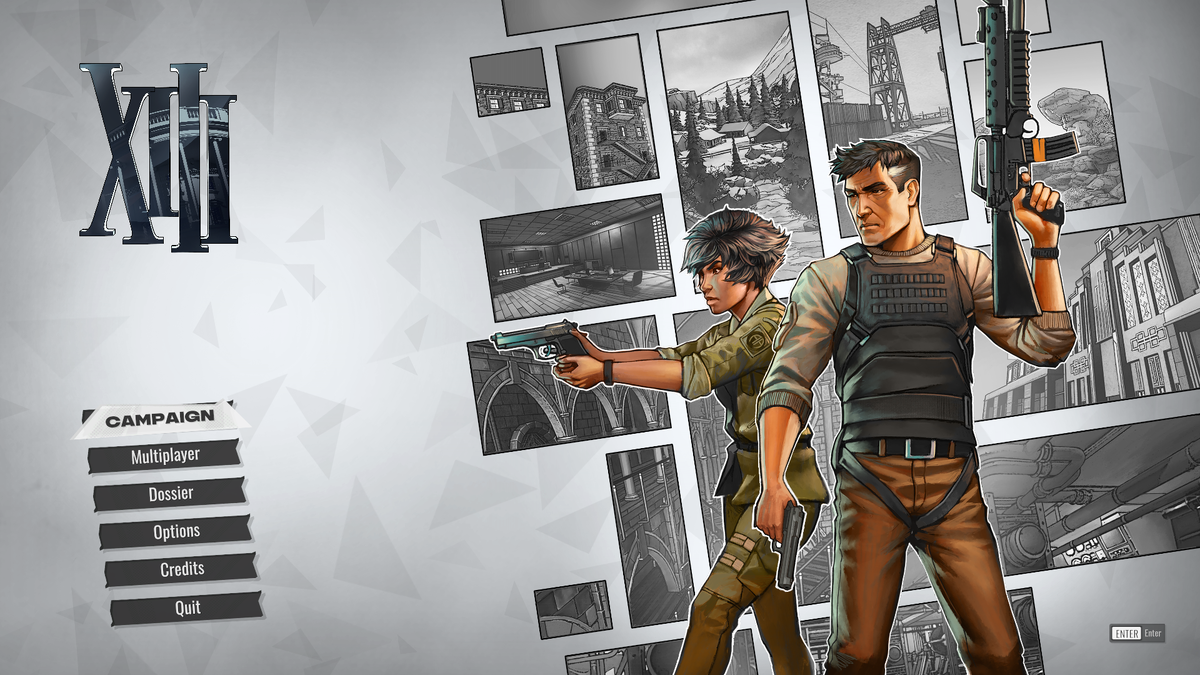 Главное меню уже настораживает 