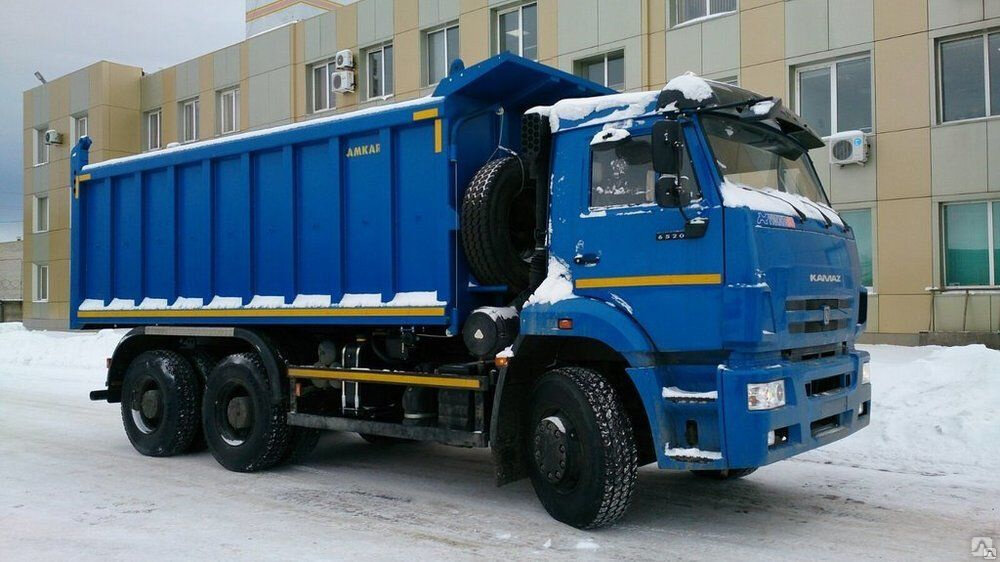 Самосвал 18м3 три оси на базе КАМАЗ