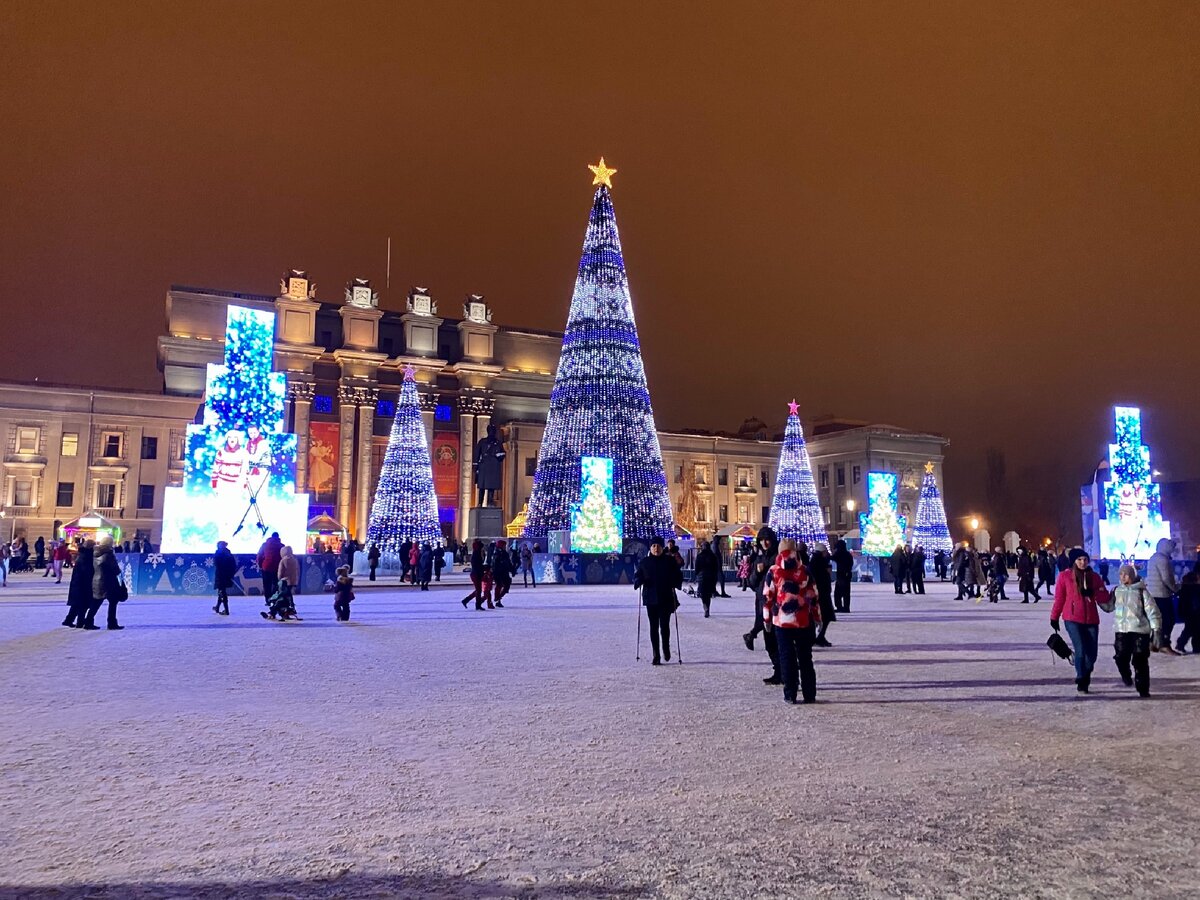 площадь куйбышева самара зима