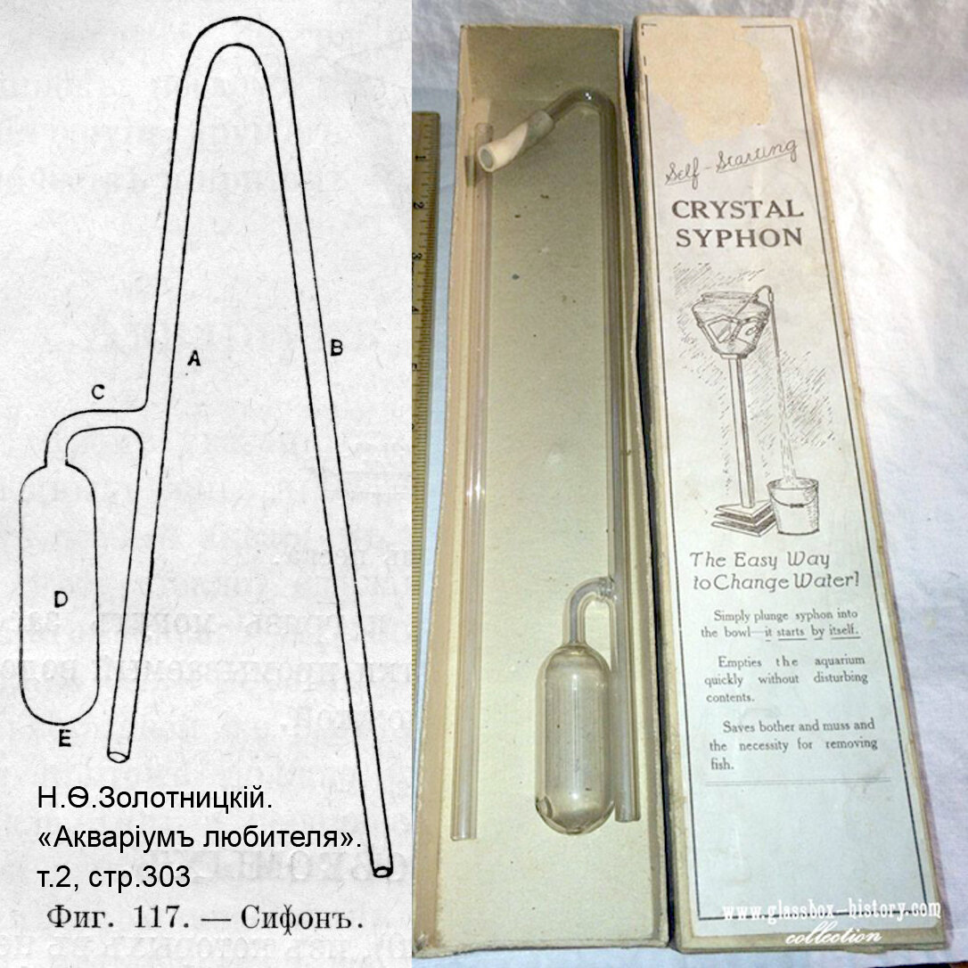 На второй картинке (с сайта glassbox-history.com ) показан разъёмный вариант такого же точно сифона, выпускавшийся в начале XX  века в Европе.