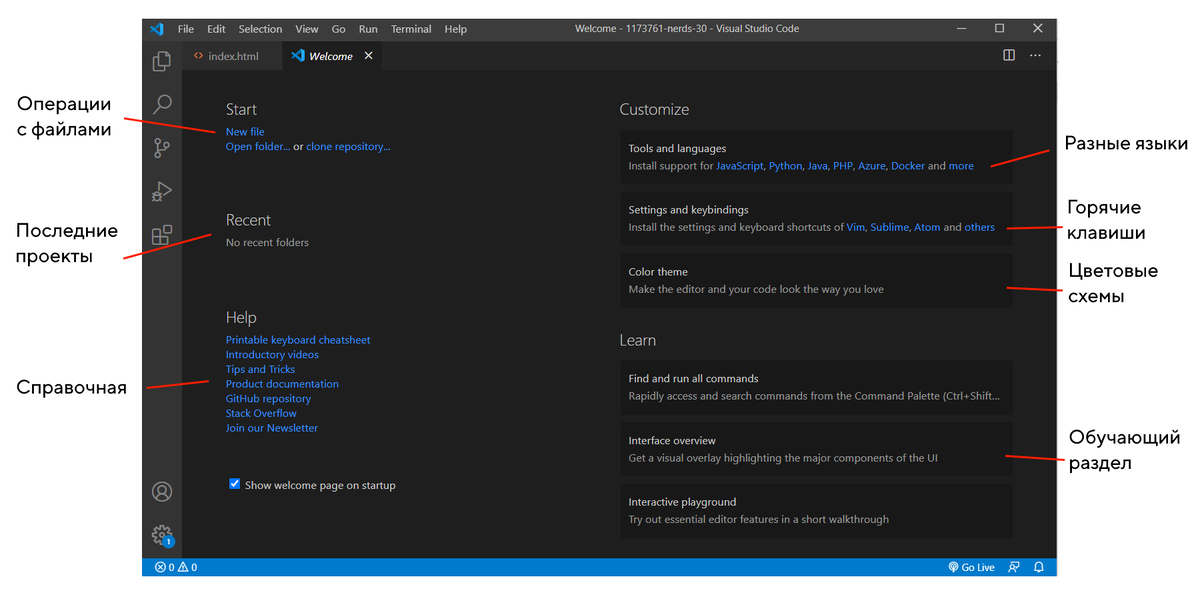 Русский язык в visual studio code. Визуал студио код. Visual Studio code русский язык как включить. Настройки для визуал студио код. Как писать на html в Visual Studio
