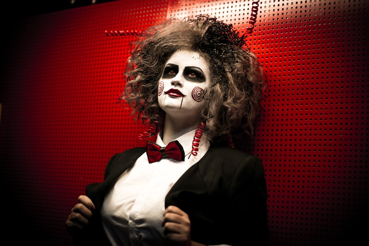 Образ: к/ф "Пила", стилизация Джона Крамера. Парк Галилео в Самаре. Коллектив гримёров GRIMARTE. Фотограф: Юлия Кондратенко.
