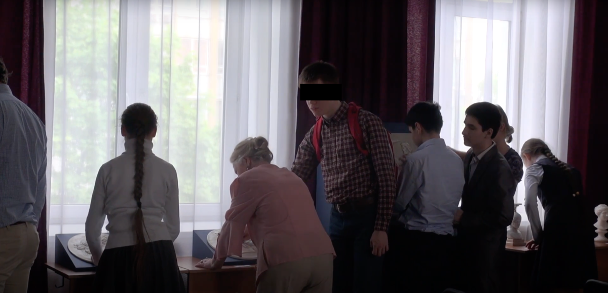 Кадр из получившегося материала 