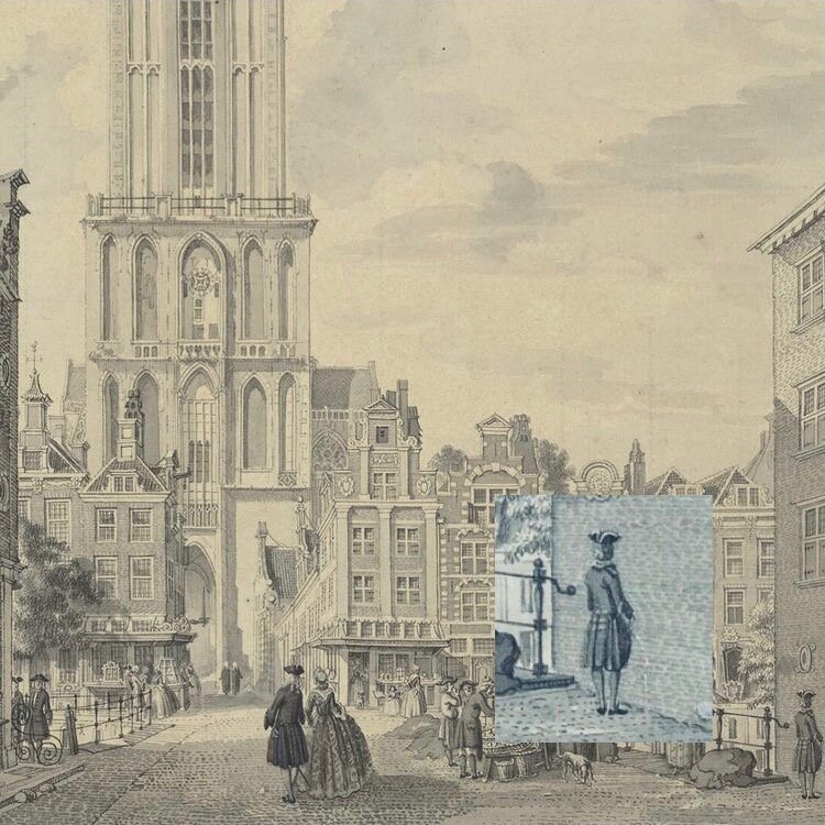 Рисунок топографа Яна де Бейера / источник: instagram/oudeutrecht