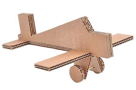 Самолет для малышей своими руками из картонных коробок