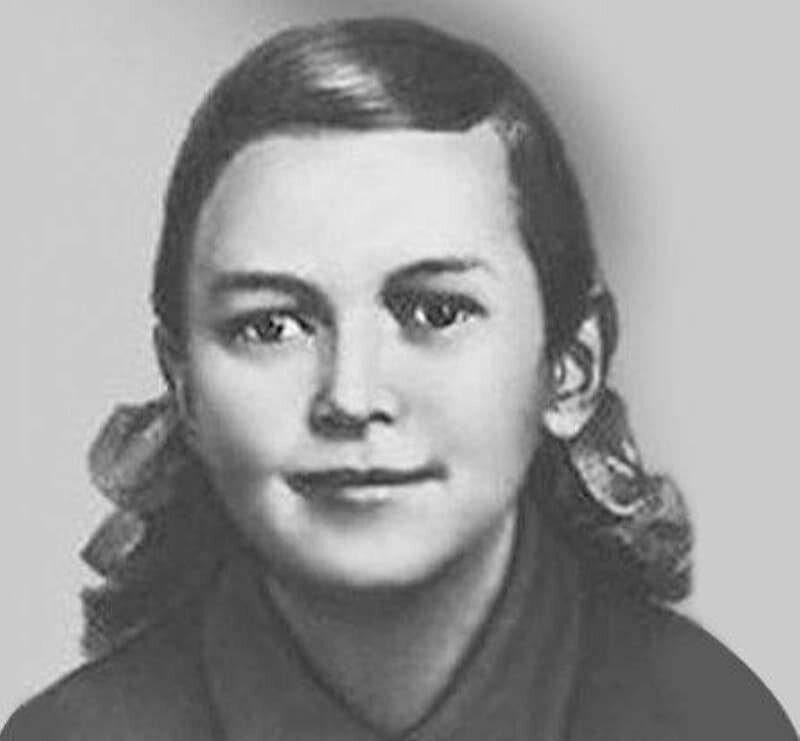 Зина Портнова. Из фонда областного архива